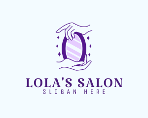 Elegant Hand Mirror logo design