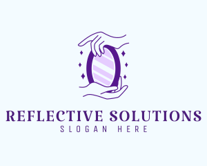 Elegant Hand Mirror logo design