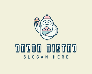 Yeti Ice Cream Bistro logo design