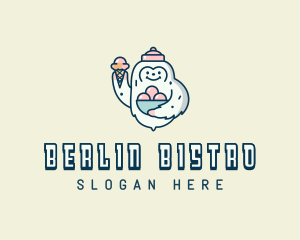 Yeti Ice Cream Bistro logo design