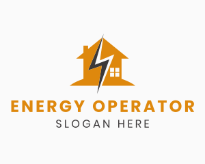 Lightning Energy House logo design