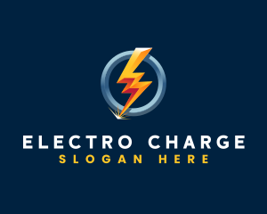 Power Electric Bolt logo design