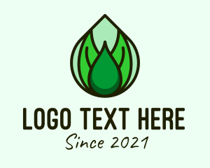 Natural Leaf Droplet logo