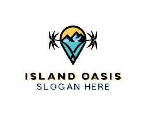 Island Getaway Travel logo design