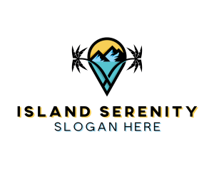 Island Getaway Travel logo design