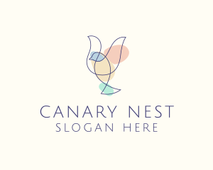 Canary Bird Aviary logo design