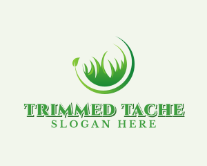 Lawn Grass Landscaping logo design