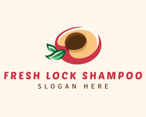 Fresh Peach Fruit logo design