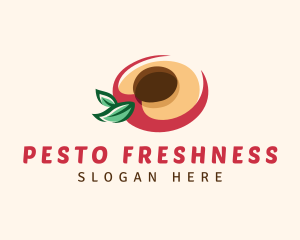 Fresh Peach Fruit logo design