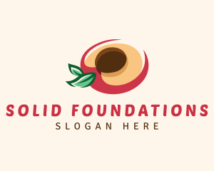 Fresh Peach Fruit logo