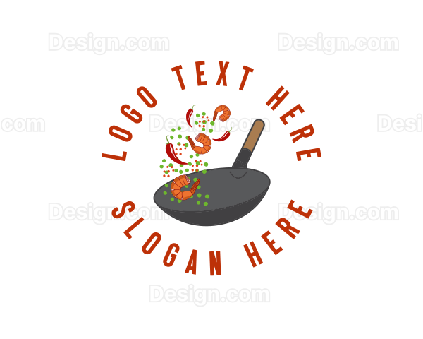 Spicy  Wok Cooking Logo