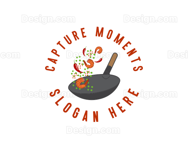 Spicy  Wok Cooking Logo