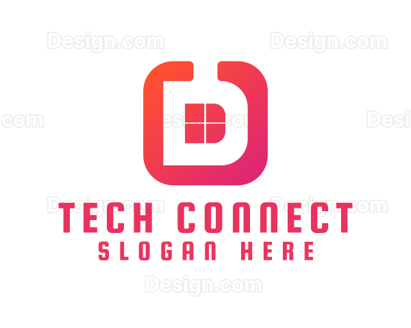 Modern D App Logo