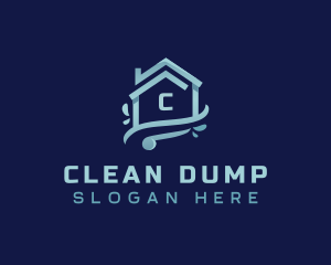 Home Sanitation Cleaning logo design