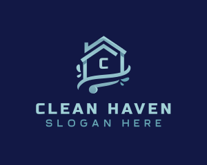 Home Sanitation Cleaning logo design