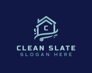 Home Sanitation Cleaning logo design