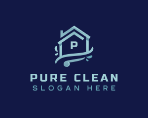 Home Sanitation Cleaning logo design