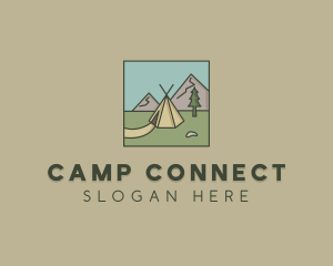 Teepee Outdoor Camping logo