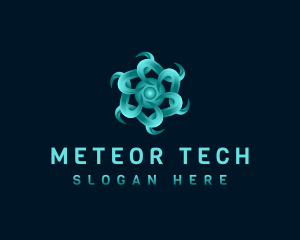 Digital Tech Vortex logo design