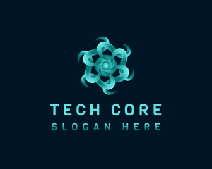 Digital Tech Vortex logo design