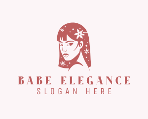 Floral Babe Woman Hair  logo