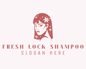 Floral Babe Woman Hair  logo