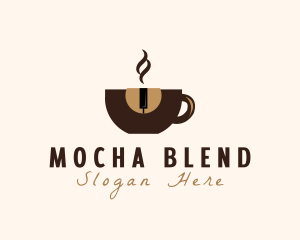 Piano Coffee Mug logo design