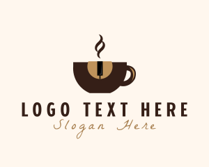 Keyboard - Piano Coffee Mug logo design