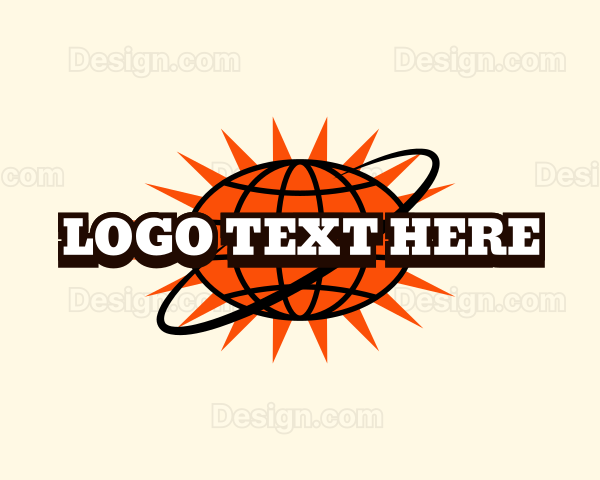 Global Retro Business Logo