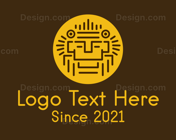 Mayan Face Relic Logo