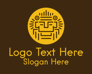 Mayan Face Relic Logo