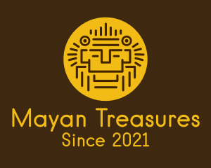 Mayan Face Relic logo design