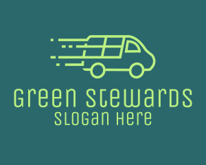 Green Cargo Van logo design