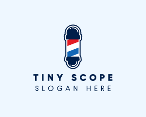 Tiny Barber Pole logo design