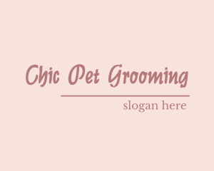 Chic Script Stylish logo