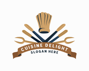 Chef Toque Restaurant logo design