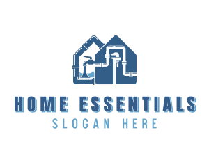 Home Pipe Plumbing logo design