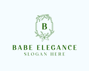 Floral Wedding Event logo design