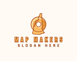 New Hampshire  Donut logo design