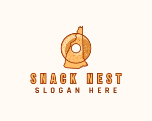 New Hampshire  Donut logo design