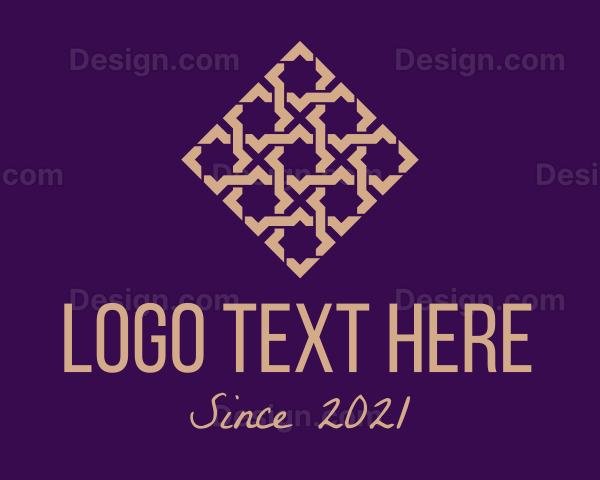 Arabic Tile Pattern Logo