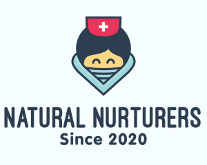 Female Hospital Nurse logo design