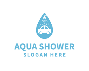 Car Wash Shower logo design