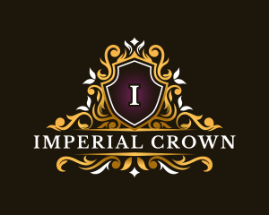 Royal Ornament Crown logo design