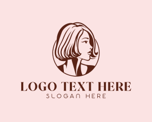 Woman Salon Hairdresser logo