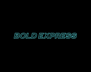 Express Neon Logistics logo design