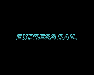 Express Neon Logistics logo design