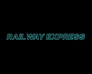 Express Neon Logistics logo design