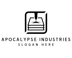 Industrial Laser Cutter logo design