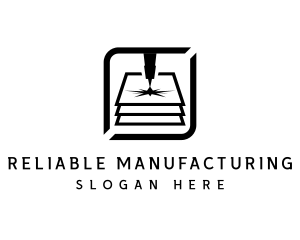 Industrial Laser Cutter logo design